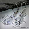 Earrings Copper Light Luxury Drop Shape Geometric