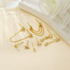 Earrings Copper S925 Silver Needle Chain Tassel Personality Niche Zirconia Leaves Design