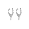 Earrings Copper Zircon Inlaid Electroplated Platinum 18K Gold Classic Highend Niche Design