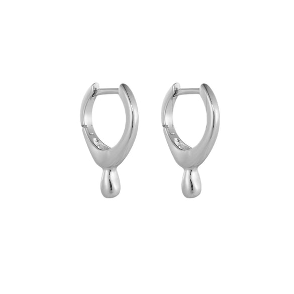 Earrings Copper Zircon Inlaid Electroplated Platinum 18K Gold Classic Highend Niche Design