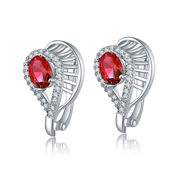 Earrings Diamond Geometric Hollow Zircon Crystal Water Drop Fashion Jewelry For Women