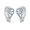 Earrings Diamond Geometric Hollow Zircon Crystal Water Drop Fashion Jewelry For Women