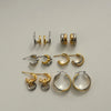 Earrings Ear Cuffs Copper Twotone Round Bead Cring Ushaped Electroplated Fashion Minimalist Style Unisex Ear Accessories