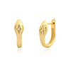 Earrings S925 Silver Fourpoint Star Electroplated Light Luxury For Women