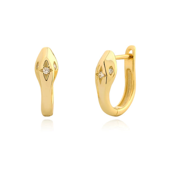 Earrings S925 Silver Fourpoint Star Electroplated Light Luxury For Women