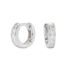 Earrings S925 Silver Geometric Light Luxury Inlaid Zircon