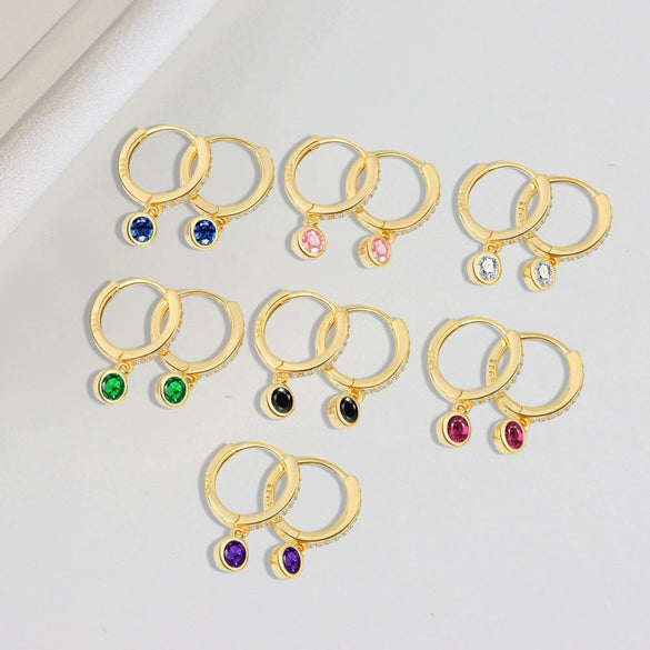 Earrings 925 Silver Geometric Highend Elegant Light Luxury