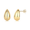 Earrings 925 Silver Moissanite Inlay Fashion Geometric Drop Shape For Women