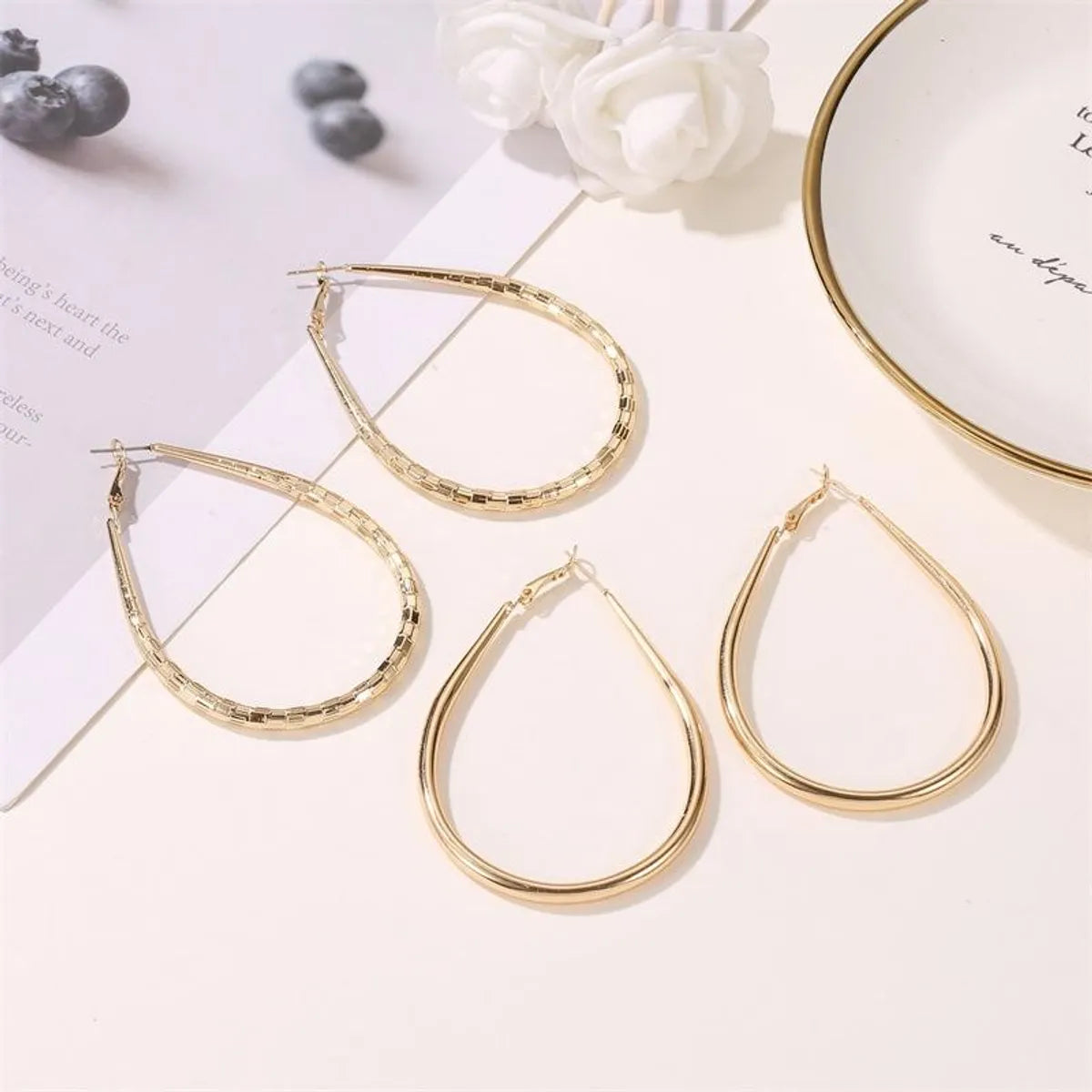 Earrings Simple And Stylish Exaggerated Big Earrings Punk Style Earrings Temperament Earrings