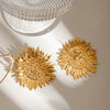 Earrings Stainless Steel Geometric Electroplated Women's