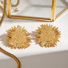 Earrings Stainless Steel Geometric Electroplated Women's