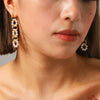 Earrings Stainless Steel Geometric Electroplating Ins Style Minimalist Women's
