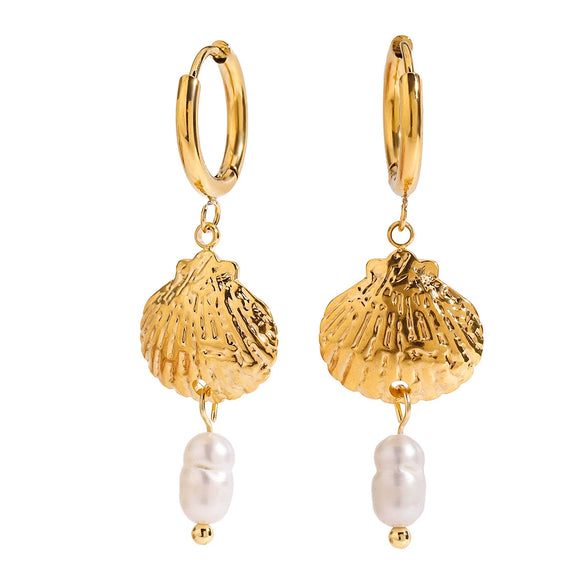 Earrings Stainless Steel Geometric Electroplating Style