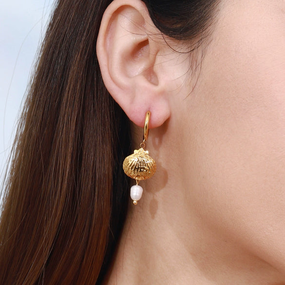 Earrings Stainless Steel Geometric Electroplating Style