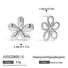 Earrings Stainless Steel Geometric Ins Style Electroplating