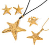 Earrings Stainless Steel Geometric Starfish Electroplating