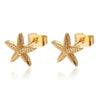 Earrings Stainless Steel Imitation Pearl Bow Light Luxury Style Electroplating