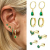 Earrings Stainless Steel Star Shape Zircon Jewelry