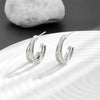 Earrings Titanium Steel Cartoon Geometric Vacuum Electroplated In Furnace
