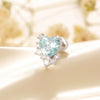 Earrings Titanium Steel Copper Heart Shape Microinlaid Zircon With Diamonds Sweet Cute Advanced Sense For Women
