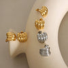 Earrings 316L Stainless Steel Cshaped Personality Design