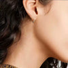 Earrings Titanium Steel Geometric Round Bead Rivet Polished Electroplated Tassel Fashion