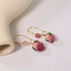 Earrings Titanium Steel Natural Simple Geometric Electroplating For Women