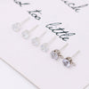 Earrings Zircon 925 Silver Needle Plated With 18K Real Gold 14K Goldfilled Original Design Electroplating