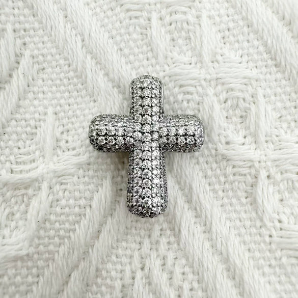 Eco Friendly Fashion Gold Plated Copper Diamond Encrusted Cross Sailboat Cloud Pendant Bracelet Necklace Accessories