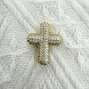Eco Friendly Fashion Gold Plated Copper Diamond Encrusted Cross Sailboat Cloud Pendant Bracelet Necklace Accessories