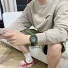 Electronic Watch Alloy Case Imitation Leather Strap Unicorn Style For Teenagers