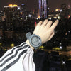 Electronic Watch Alloy Case Imitation Leather Strap Unicorn Style For Teenagers