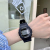 Electronic Watch Plastic Case Silicone Strap Square Style For Men And Women Students