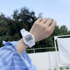 Electronic Watch Plastic Case Silicone Strap Square Style For Men And Women Students