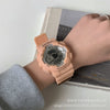 Electronic Watch Plastic Mirror Plastic Case Silicone Strap Round Dial Unicorn Style For General Gender