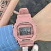 Electronic Watch Plastic Silicone Square For Men And Women Students Jelly Unicorn Macarons Style