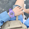 Electronic Watch Plastic Silicone Square For Men And Women Students Jelly Unicorn Macarons Style