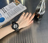 Electronic Watch Silicone Round For Female Middle School Students Korean Simple Trendy Sports Candy Color Luminous Multifunctional