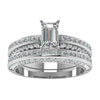 Electroplated Geometric Metal Couple Ring Set For Women And Unisex Fashion Jewelry Wholesale