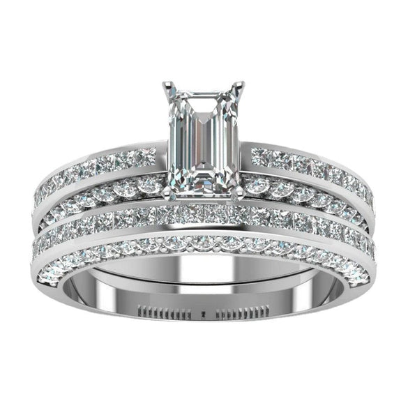 Electroplated Geometric Metal Couple Ring Set For Women And Unisex Fashion Jewelry Wholesale