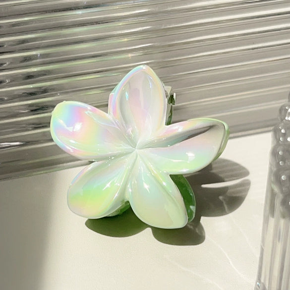 Electroplated Plumeria Flower Women's Hairpin Hair Accessories