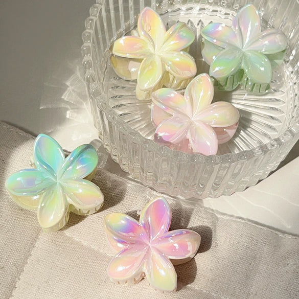 Electroplated Plumeria Flower Women's Hairpin Hair Accessories