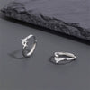 Electroplated Titanium Alloy Star Earrings Minimalist Geometric Stackable Ear Clips For Unisex Wear