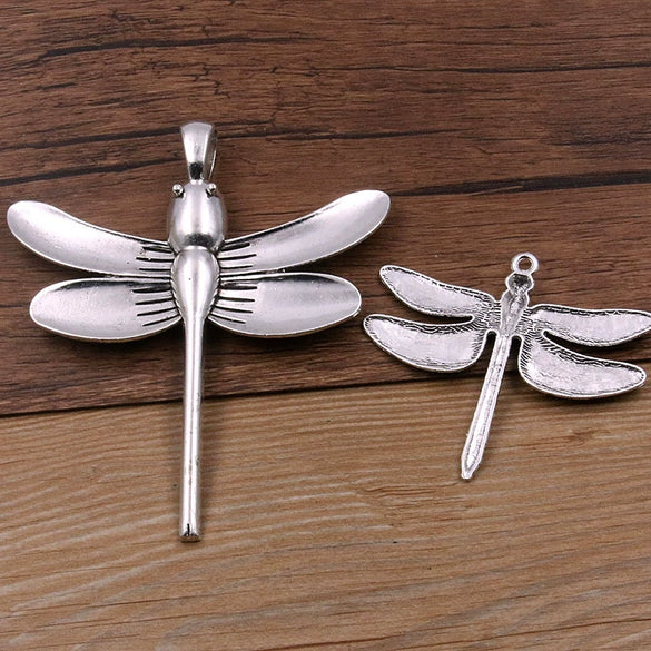 Electroplated Zinc Alloy Dragonfly Pendant Charm For Necklace And Bracelet Jewelry Accessories