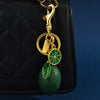 Electroplated Zinc Alloy Fruit Pattern Car Key Chain And Bag Pendant For Couples