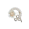 Elegant Alloy Electroplated Flower Brooch Jewelry Clothing Accessories