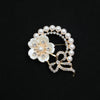 Elegant Alloy Electroplated Flower Brooch Jewelry Clothing Accessories