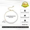 Elegant Baroque Style Simple Style Geometric Solid Color Freshwater Pearl Sterling Silver Plating 14k Gold Plated Bracelets