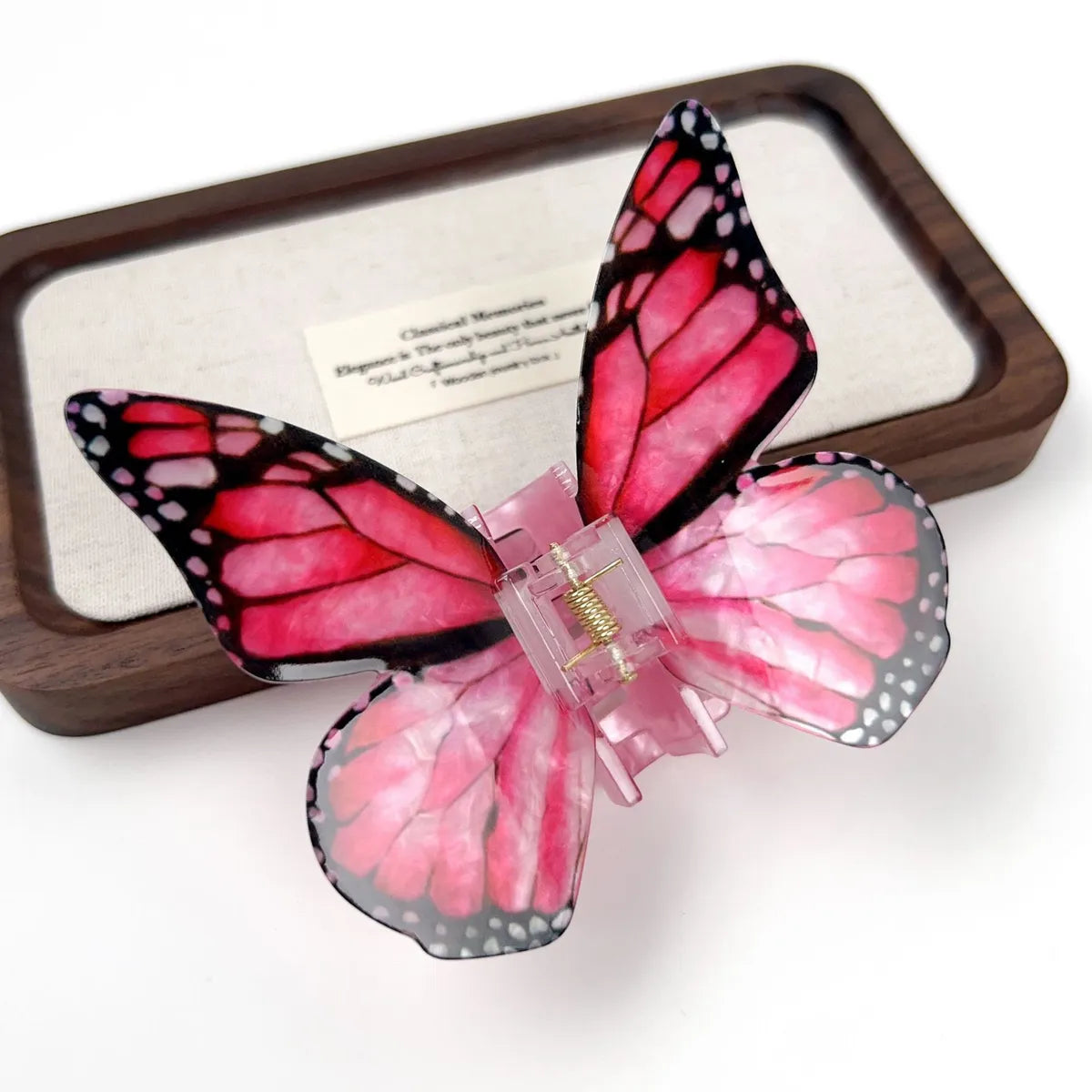 Elegant Basic Lady Butterfly Arylic Hair Claws