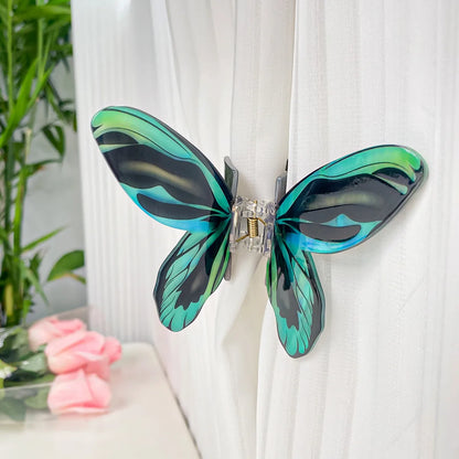 Elegant Basic Lady Butterfly Arylic Hair Claws